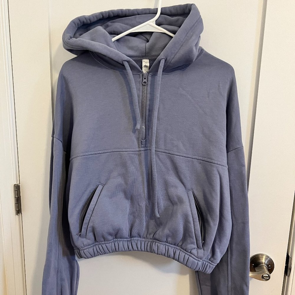 NWOT ALO Refresh Stadium Half Zip Hoodie